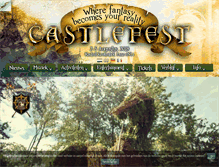 Tablet Screenshot of castlefest.nl